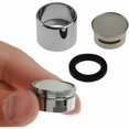 thumbnail image 4 of Adaptador de aireador de grifo, aireador de fregadero de cocina con carcasa de latón macizo que ahorra agua, acabado cromado con tecnología antifugas, diámetro de 22 mm, para hogares con conciencia, 4 of 5