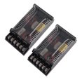 thumbnail image 1 of 2 Way Car Audio Crossover, ABS Metal Car Speaker Frequency Divider Universal Overcurrent Protection Reasonable Wiring Exquisite Workmanship  for Automotive, 1 of 7