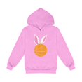 thumbnail image 2 of XQYLOS Girls' Lightweight Hooded Sweater For Spring And Fall Hoodies for Teen Girls Heart Graphic Long Sleeve Drawstring Pullover Tops Cute Football Casual Sweatshirts, 2 of 3