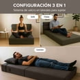 thumbnail image 4 of Sofá Cama Individual Sky Care 3 en 1 Color Gris, 4 of 8
