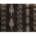 thumbnail image 4 of oneOone Tissu Georgette Viscose Rayé Imprimé Ikat Tissu Largeur 42 Pouces, 4 of 4