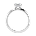 thumbnail image 3 of Eterna Jewel 2 Ct Radiant Cut Solitaire Engagement Ring for Women's - Lab-Created Simulated Diamond in 14K White Gold Plated Ring - Elegant Prong Set Design for Daily Wear or Wedding's, 3 of 3
