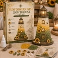 thumbnail image 7 of Beginner-Friendly DIY Lighted Sea Glass-Style Lighthouse Kit Collection, Complete Kit with Sea Glass-Style Pieces, Gift for Craft Lovers, Handmade Home Decor&nbsp;(A), 7 of 7