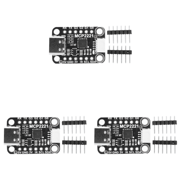 MCP2221A Placa Módulo USB A GPIO ADC I2C Uso para Stemma QT/Qwiic