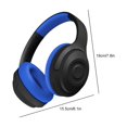 thumbnail image 3 of xjwjuw Over-Ear Bluetooth Headphones 5.3, 15H Music Playtime, Wireless & Wired Modes, Foldable Design, Subwoofer Sound, Compatible with Mobile/PC, Ideal for Gaming, Music, Daily Use, 3 of 7