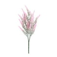 thumbnail image 2 of 1 X Artificial Flower Bouquet Clearance! Bunch of Fake Flowers Artificial Lavender Artificial Plastic Purple Flowers for Home Wedding Kitchen Garden Terrace Window Flocking Style Pink, Fake Flowers, 2 of 4