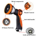 thumbnail image 2 of REDESS Watering Hose Nozzle Sprayer Heavy-Duty Metal 10-Pattern for Garden Lawn, 2 of 7