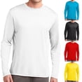 thumbnail image 3 of Mens Long Sleeve Shirts Outdoor Walking Runing Sports Couple Tops Base Workwear, 3 of 11