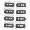 thumbnail image 6 of FESTFENDS DIY Projects Blank Cassettes Transparent 8Pcs 4.0x2.6x0.5in, 6 of 8