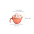 thumbnail image 3 of Manual Citrus Juicer with Strainer and 20oz Cup, Handheld Plastic Orange Grapefruit Lemon Lime Squeezer for Fresh Juice at Home or Camping, 3 of 7