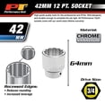 thumbnail image 3 of Performance Tool W34842 3/4" Drive 12-Point Standard Socket 42mm, 3 of 4