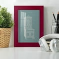 thumbnail image 6 of Hepplewhite Desk & Bookcase III - Framed Print w/glass - Cherry Red, 6 of 8