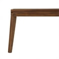 thumbnail image 4 of Modern Outdoor Zander Solid Wood Coffee Table - Dark Brown, 4 of 5