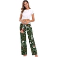 thumbnail image 4 of FREEAMG Festive Holiday Pajama Pants for Women Comfy Sleepwear Pants Pjs, 4 of 5