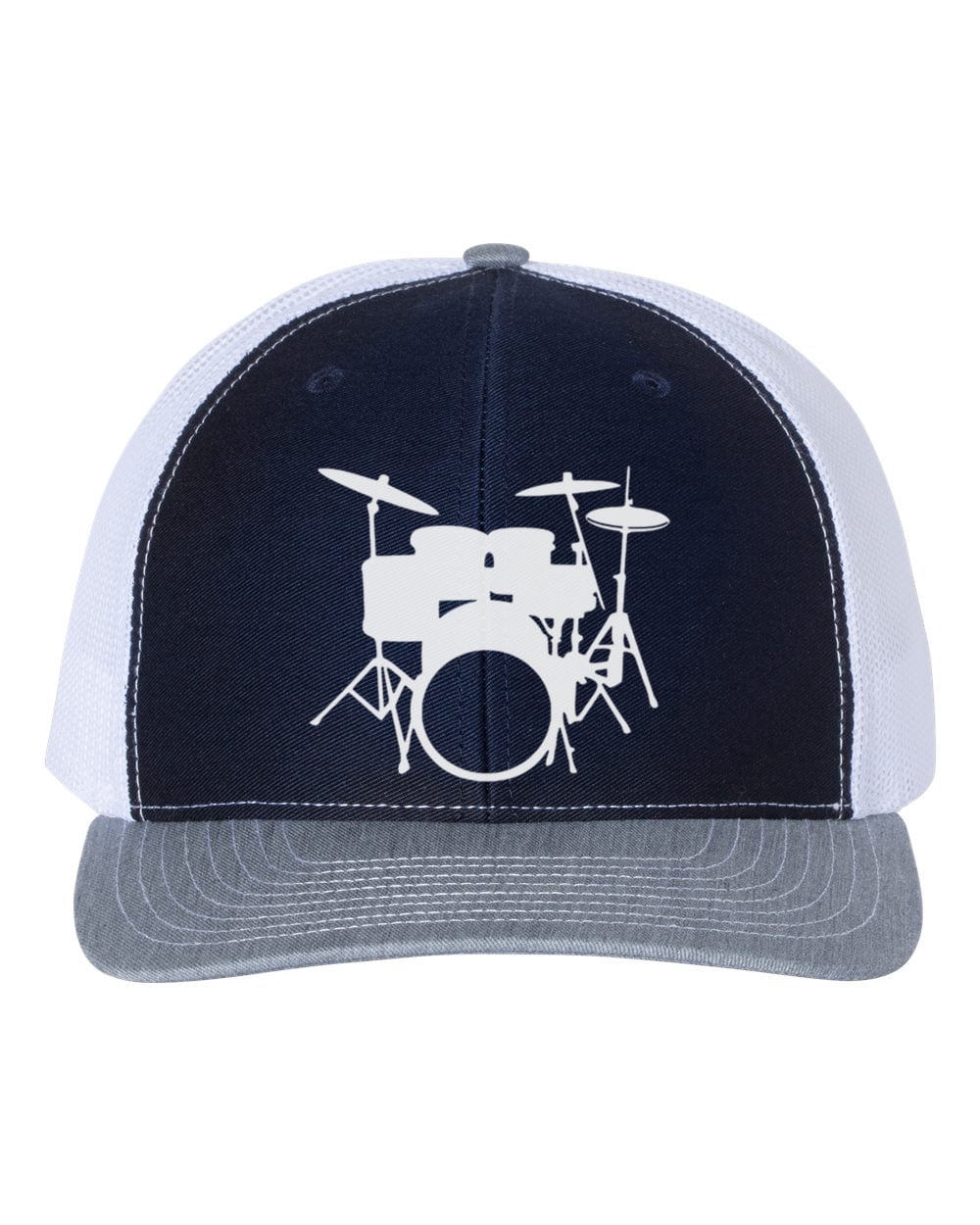 Drummer Hat, Gift For Drummer, Drumset Hat, Drummer Gift, Percussion Hat,  Gift For Him, Musician Hat, Birthday Gift, Drumming Cup, Drums,  Royal/White/Heather - Walmart.com
