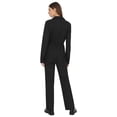 thumbnail image 2 of vastwit Women Long Sleeve Coveralls Utility Work Uniform Overalls Casual Button Up Jumpsuit Long Pants Romper Workwear Black M, 2 of 7