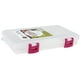 Creative Options Boîte Utilitaire de Verrouillage Pro 6-20 Compartiments-10.875"X7.25"X1.625" Clair W / Magenta – image 1 sur 2