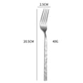thumbnail image 4 of Stainless steel knife, fork and spoon creative tableware knife, fork and spoon f, 4 of 5