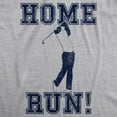 thumbnail image 2 of Mens Home Run Golf T Shirt Funny Sarcastic Sports Tee Graphic Tees, 2 of 9