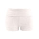 thumbnail image 4 of Pantalones cortos de pijama con cintura baja y doblez para mujer - Cintura elástica, poliéster elástico, ropa de dormir informal para verano, S-XL, 4 of 4