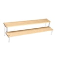 thumbnail image 3 of simhoa Transparent Acrylic Display Riser Shelf Organizer for Model Cosmetic Perfume 2 Tiers, 3 of 7