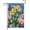 Color-12" x 18", variant on Spring Garden Flag 28x40 Double Sided Vertical, Burlap Large Butterfly Floral Flower Welcome Yard House Outside Outdoor Summer Decoration