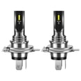 thumbnail image 2 of Faros H4 9003 HB2 Kit de conversión de faros 12V-24V para faros delanteros de automóviles 4800LM 6000K 80W, 2 of 6