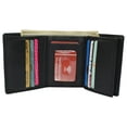 thumbnail image 4 of RFID Leather Trifold Wallet with 9 Card Slots 2 Note Pocket & 2 ID Windows, 4 of 35