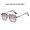 Black Frame Gray Powder Piece, variant on Retro Metal Frame Sunglasses For Cycling And Stage Performance With Ocean Lens Design Glasses For Outdoors Use