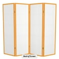thumbnail image 6 of 5 ft Tall Shoji Screen Room Divider - Honey, 4 Panels, 6 of 6