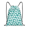 thumbnail image 1 of Gaeub Green Baseball Drawstring Backpack Bag Sport Gym Sackpack Heavy Duty String Backpack for Men Women-Small, 1 of 6