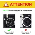 thumbnail image 2 of Protective Case for Fujifilm Instax Mini 40 Instant Camera - Premium Vegan Leather Bag Cover with Removable, 2 of 5