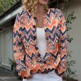 thumbnail image 2 of Kaondbfi Women's Cardigan, Open Front Cardigans Cute Flower Print Sweaters Crew Neck Button Down Trendy Fall Tops Coat Winter Coat for Women, 2 of 7