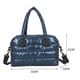 thumbnail image 3 of Bolsa bandolera de nailon acolchado de algodón retro para mujer grande con asa superior (verde) Ehuebsd  Para Estrenar, 3 of 9
