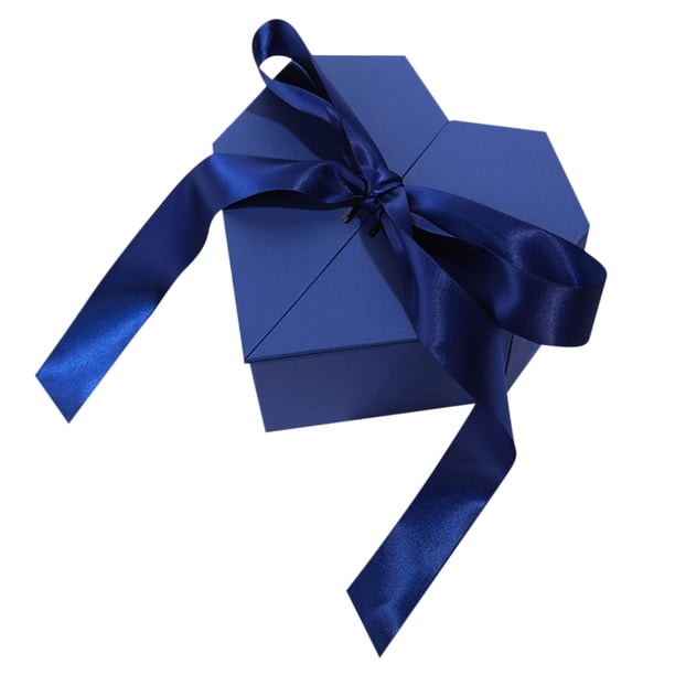 Yhmxh Organizadores y almacenamiento Caja de regalo de San Valentín con lazo de cinta en forma de corazón y doble puerta Almacenamiento de ducha almacenamiento de cocina Almacenamiento de juguetes