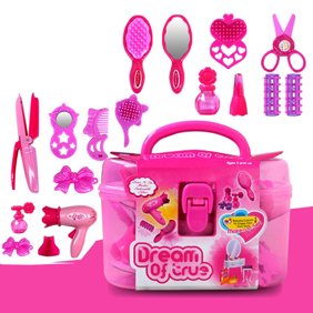 Walfront Little Girls Kids Pretend Play Makeup Dressing Cosmetic