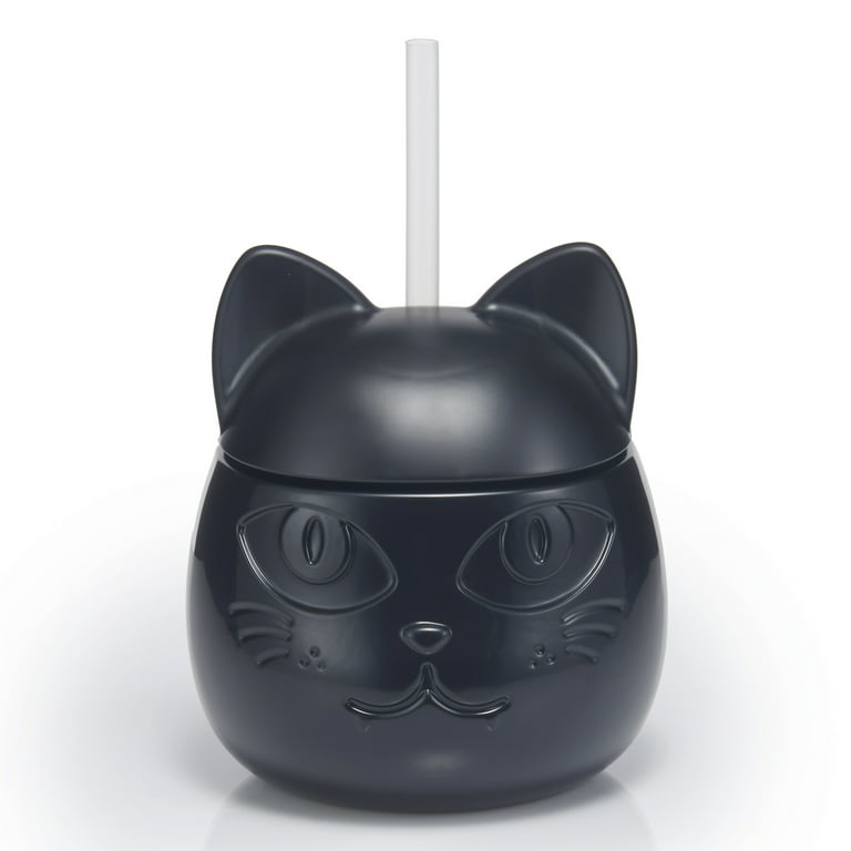 BLACK CAT HALOWEEN TUMBLER - ORCAE 20oz Halloween Tumbler, Black Cat Tumbler,  Cat Gifts for Cat Lovers