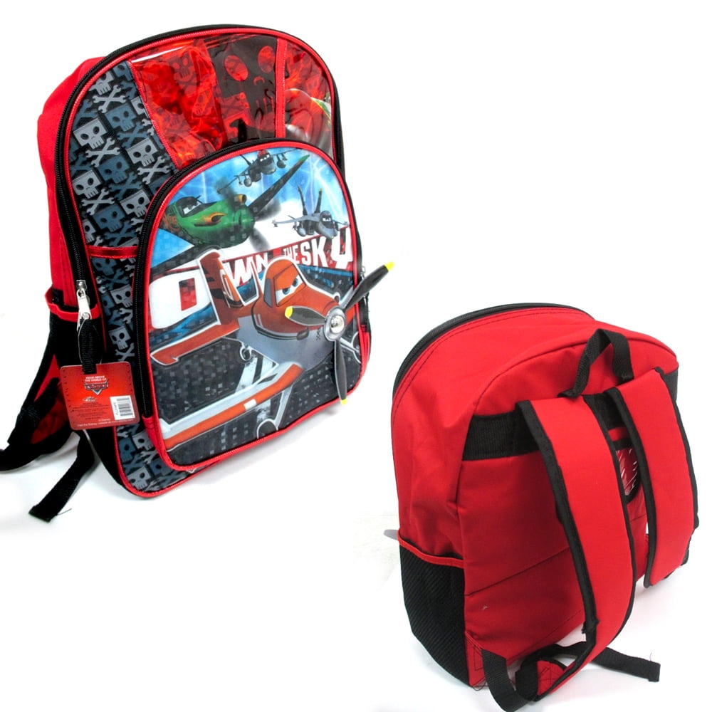 red boys backpack
