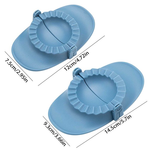 Fiudx Ofertas relámpago del día Máquina para hacer bolas de masa de plástico para el hogar, herramienta para hacer bolas de masa, manual, combinación de 2 piezas, pinza para bolas de masa en ángulo c