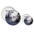 thumbnail image 1 of Dog Pet Animal Gray Picture Pins  Badge Button Design Kit Craft Sets, 1 of 3