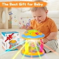 thumbnail image 6 of BUTOMKY Baby Girl Toys for 6-12 Months,Musical Rotating Ocean Light Up Baby Toys for 3-6 & 12-18 Months, Crawling Learning Toy Birthday Gift, 6 of 10