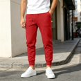 thumbnail image 5 of akafmk Boys Sweatpants Track Joggers Slim Fitted Elastic Waist Solid Color Fall Daily Casual Athletic Outdoor School Pants, Sizes 14-15 Years, 5 of 8
