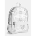thumbnail image 3 of No Boundaries Women's Game Day Clear Mini Backpack, White, 3 of 6