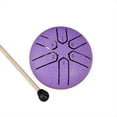thumbnail image 1 of Tambor de Lengüeta de Acero de 6 Tonos de 3 Pulgadas Mini Tambores de Mano con Instrumentos Musicales de Percusión Accesorios para Tambor e, 1 of 5