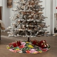 thumbnail image 4 of Sikiie Cute Pigs Sunflower Nativity Christmas Tree Skirt, Jesus Christian Winter Holiday Tree Mat Decoration(30-48IN), 4 of 6