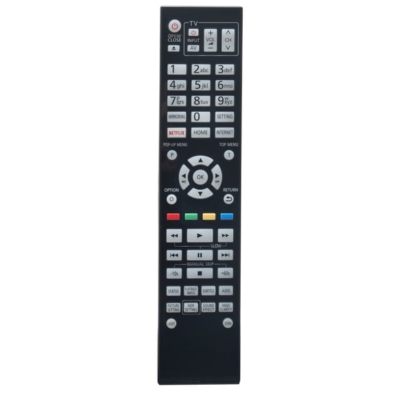 New Replaced Remote N2QAYA000172 Sub N2QAYB000175 compatible with Panasonic DVD Player DP-UB9000 DP-UB9000P1K DP-UB9000-K DPUB9000GN