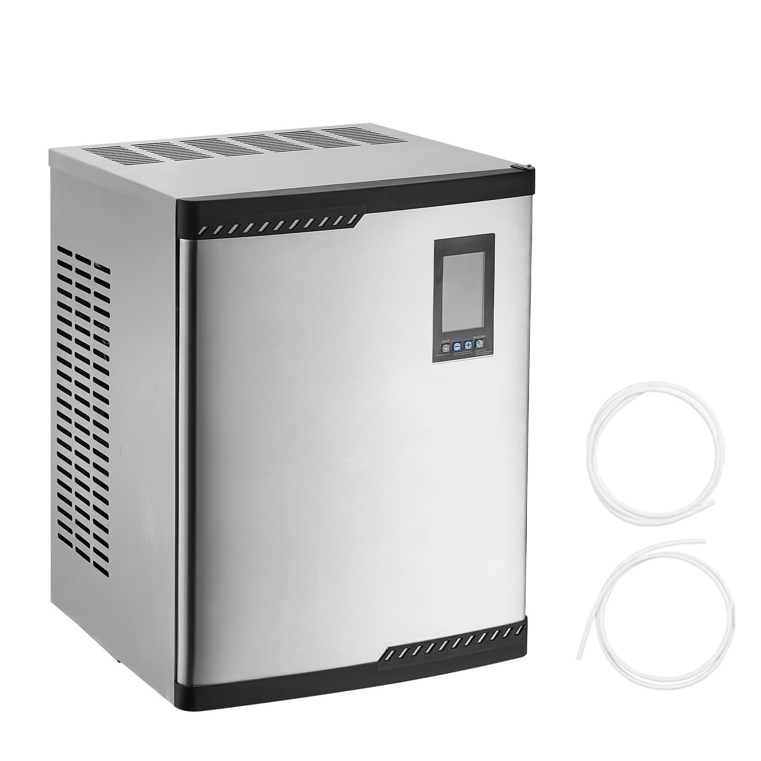 KFFKFF Commercial Ice Maker Machine, Produces 800 LBS/Day, Stainless Steel with Programmable, Self-Cleaning Function, Adjustable Thickness for Restaurants, Hotels - Head Unit Only