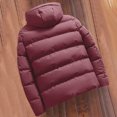thumbnail image 6 of Jjayotai Men's Winter Coat Clearance, Waterproof Warm Insulated Quilted Puffer Jacket with Hood, 6 of 6