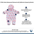 thumbnail image 6 of CTM Infant Waterproof Rainsuit with Reflective Stripes by Wootie, 6 of 6