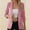 Pink, variant on WXLWZYWL Womens Blazer 2024 Fall Bussiness Casual Long Sleeve Button Open Front Suit Jackets Work Clothes with Pockets